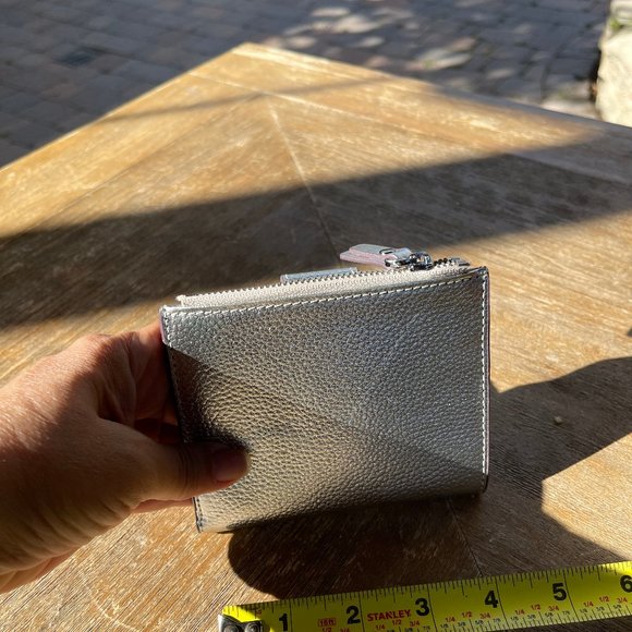 Neiman Marcus Mini Silver Wallet - Picture 2 of 3